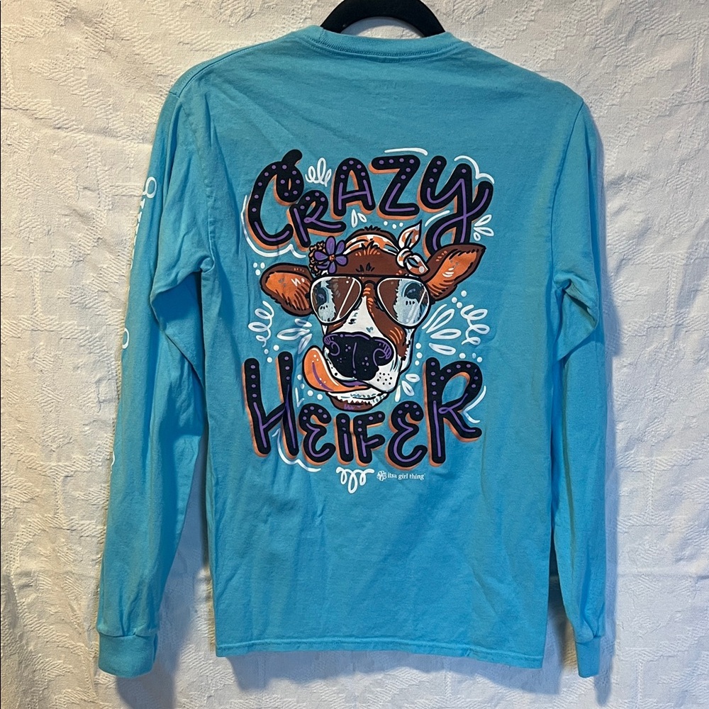 It's a Girl Thing Long Sleeve Graphic Tee, Size S